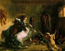 Haga click para ver la imagen ampliada lotta dei cavalli arabi 1860.jpg